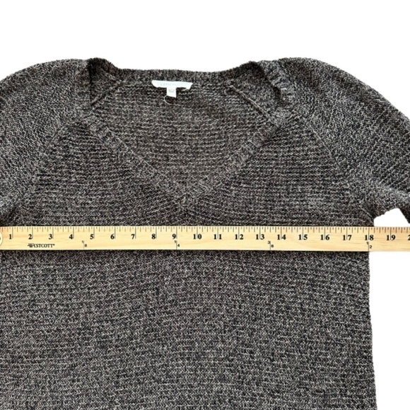 Eileen Fisher Women's S Linen V-Neck Knit Top 3/4 Sleeves Beach Boho Lagenlook - Picture 11 of 16